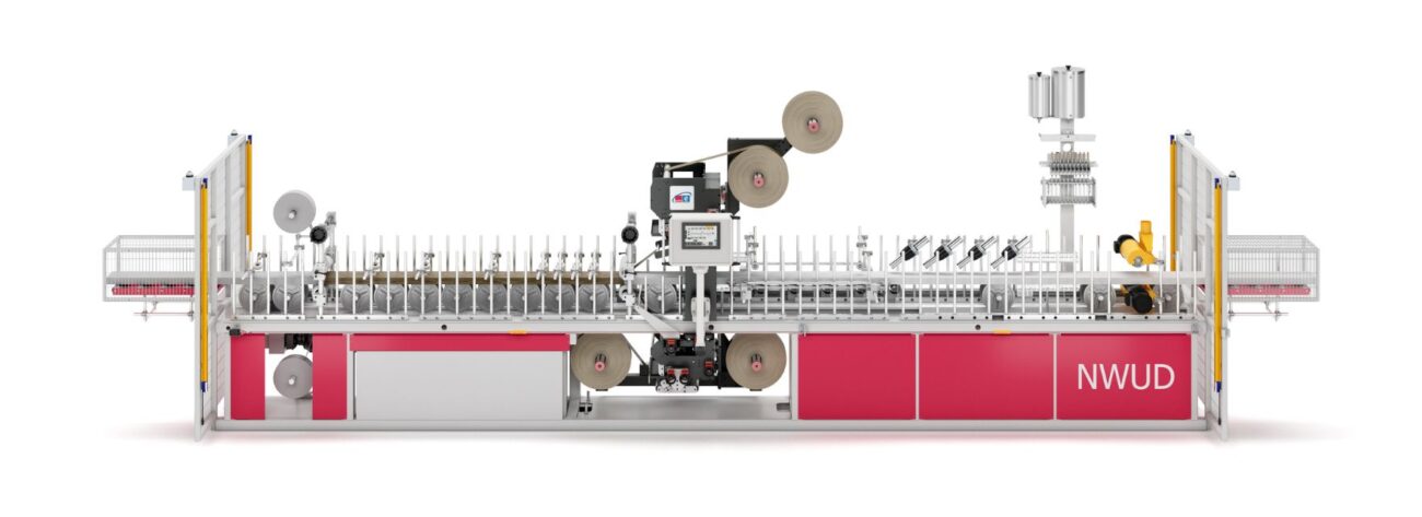 NWUD SERIES: Double-sided profile lamination machine (top&bottom)